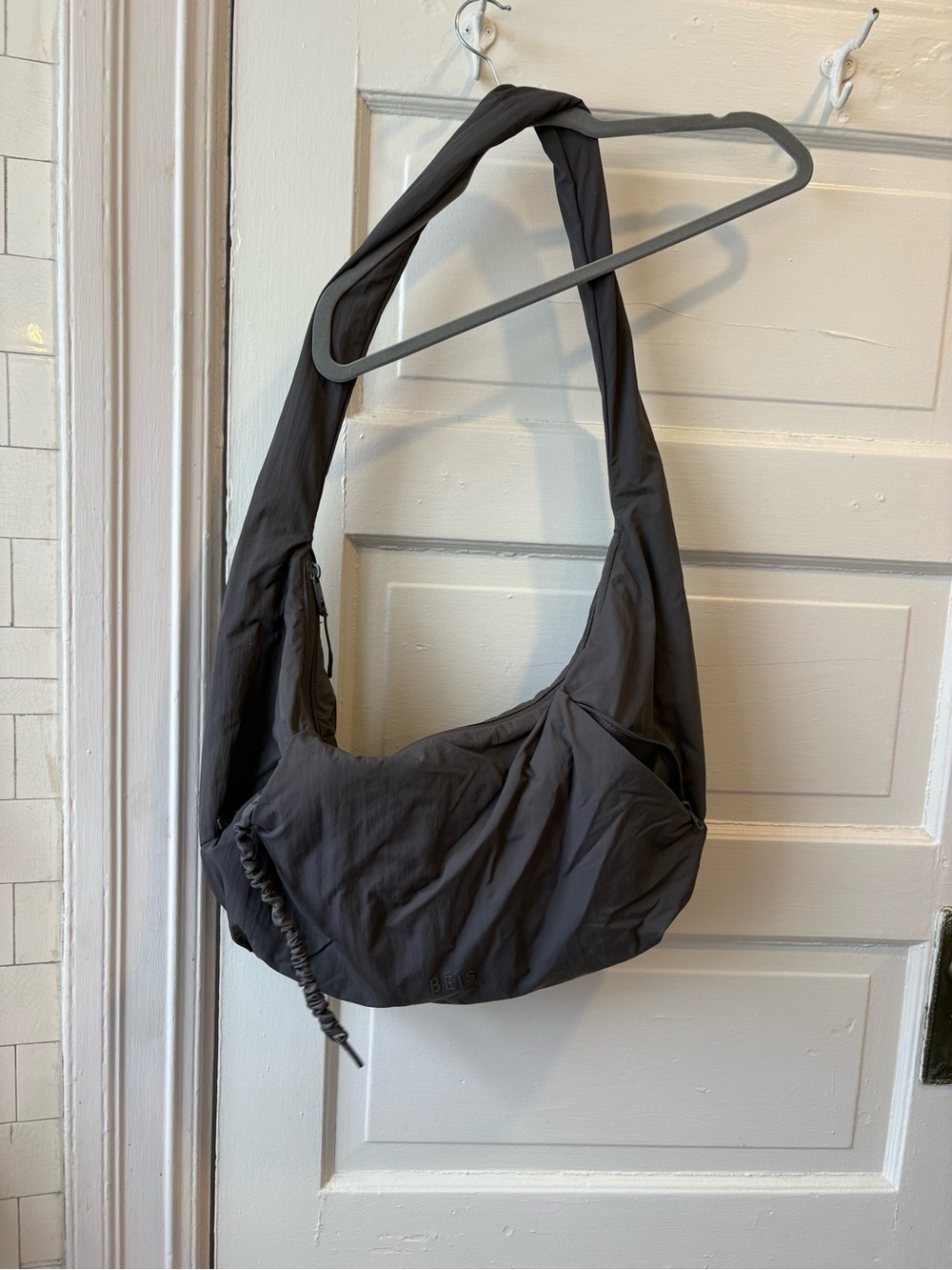 Beis oversized catchall crescent grey